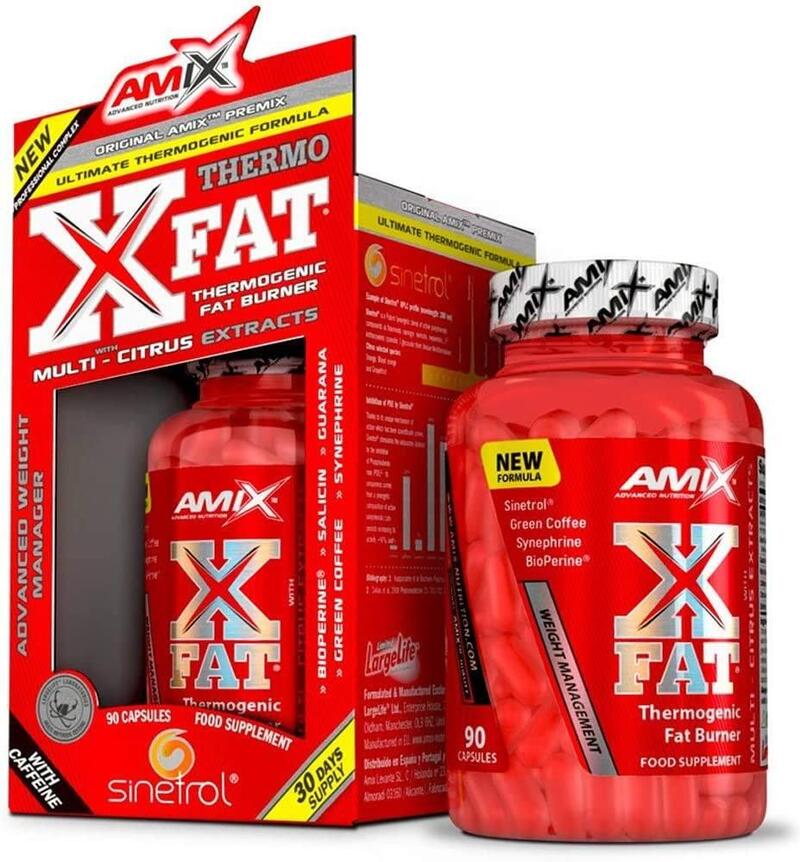 Amix X-Fat Thermogenic 90 Cápsulas Suplemento Termogénico