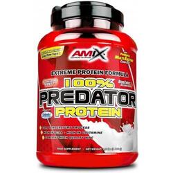 Predator Protein 1 kg chocolate amix para aumentar masa muscular con sabor en formato bote de ayuda al crecimiento libre aspartamo ideal