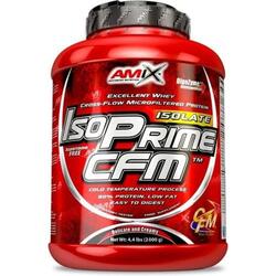 Isoprime Cfm Isolate 2 kg platano amix isolada aislado de suero sabor ayuda recuperación muscular alta pureza protein contiene enzimas digestivas para aumentar