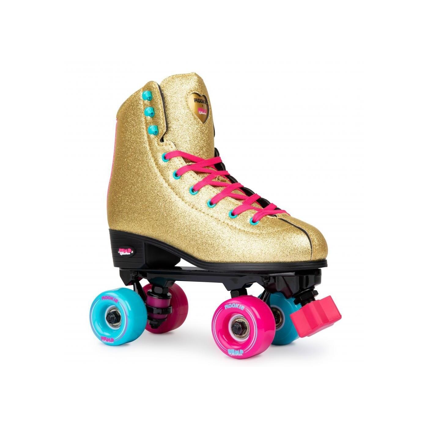 ROOKIE BUMP Rollerdisco Gold Quad Roller Skates