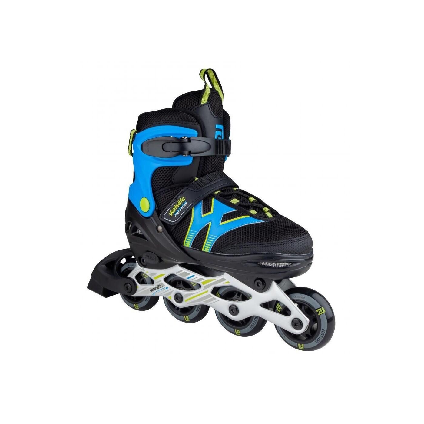 SKATELIFE Motion Adjustable Kids Recreational Inline Skate - Black/Blue