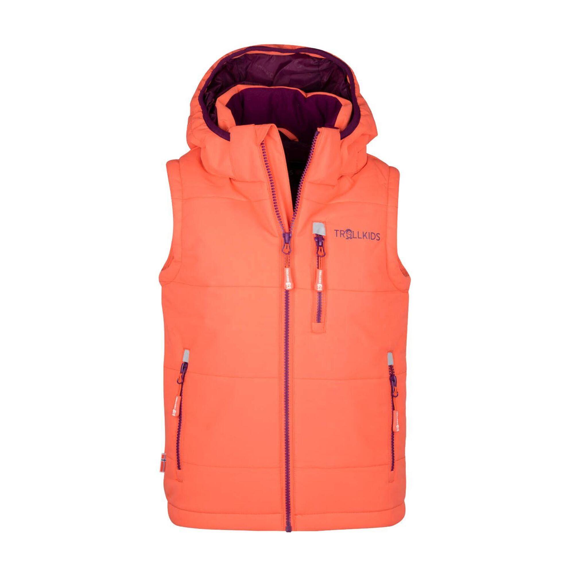 Gilet funzionale Narvik XT per bambini Pesca/Blackberry