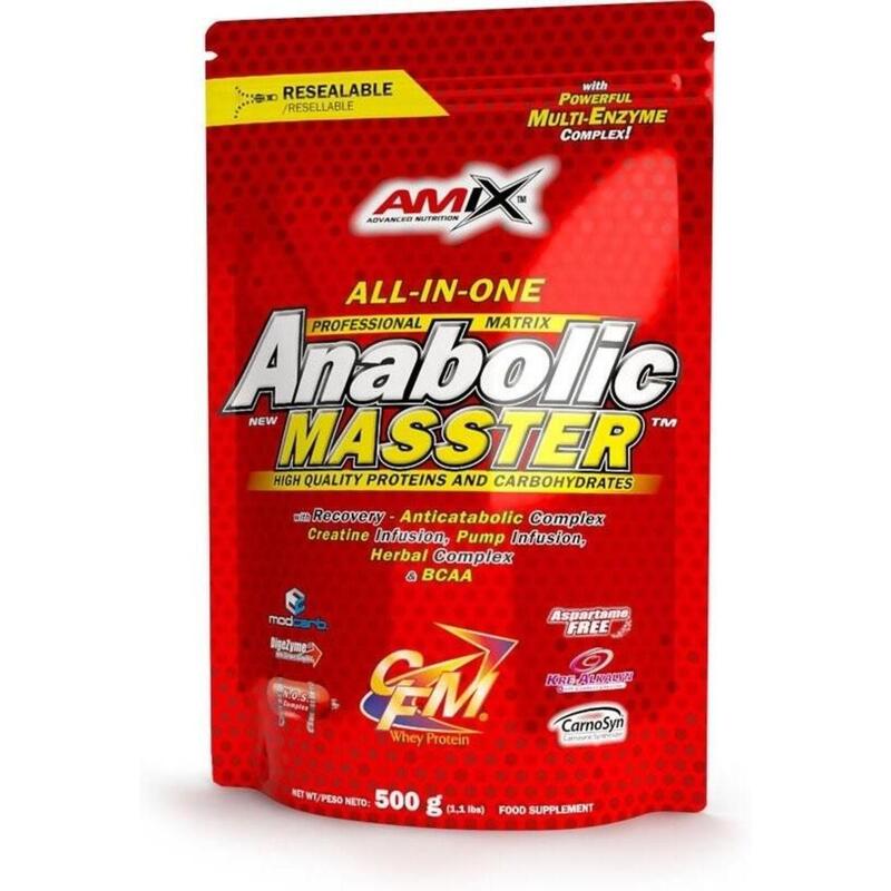 Amix Anabolic Masster doypack 500 gr aumenta la
