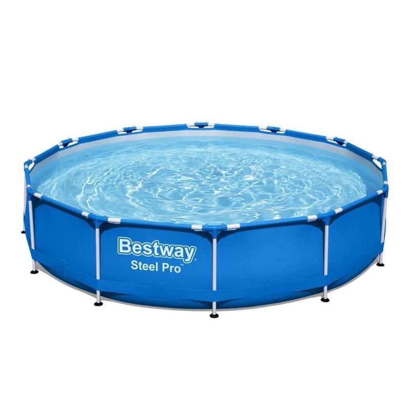 Bestway - Steel Pro - Piscine tubulaire - 366x76 cm - Ronde