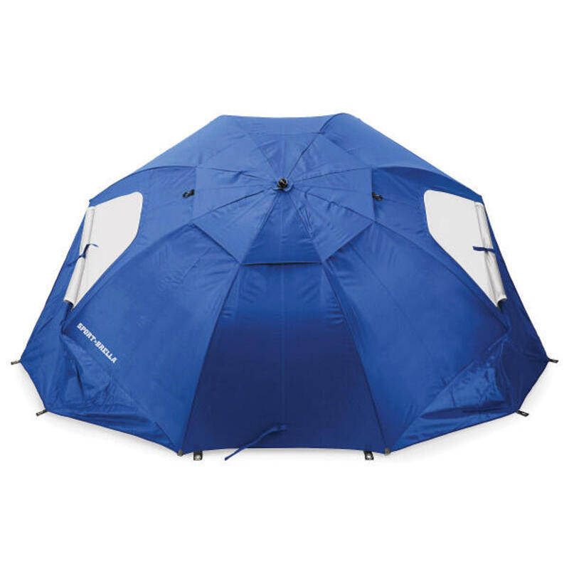 Parasol de plage - protection UPF+50 - 2,4 m de diamètre - Bleu - SPORT-BRELLA