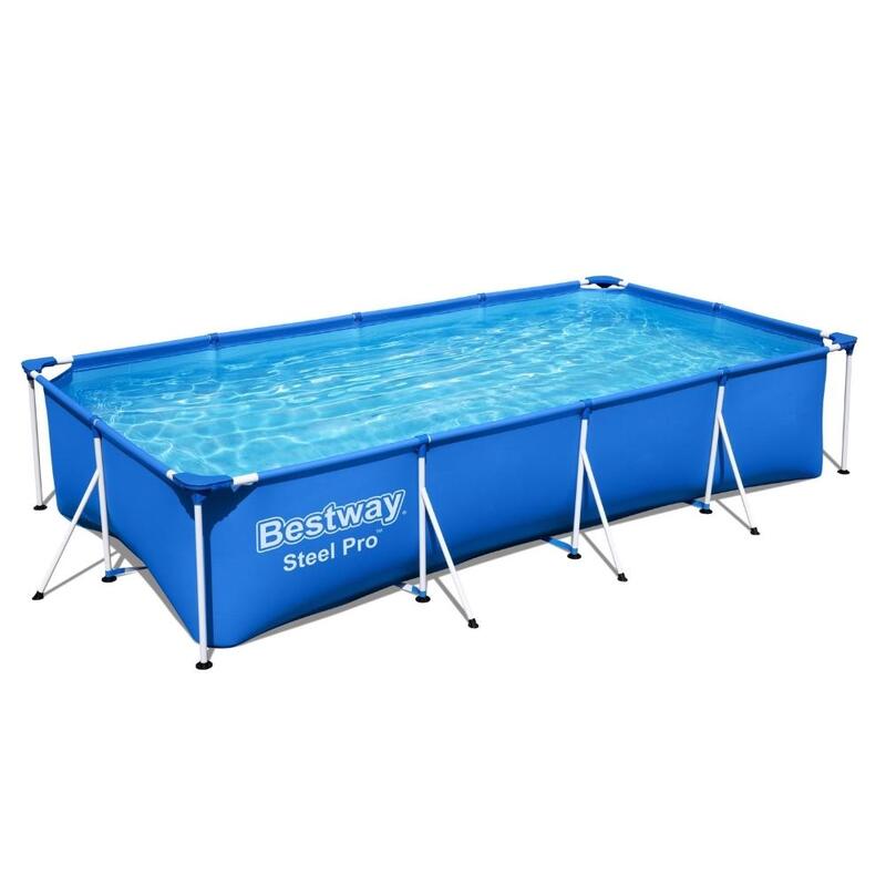 Bestway - Steel Pro - Piscine intérieure avec pompe - 400x211x81 cm