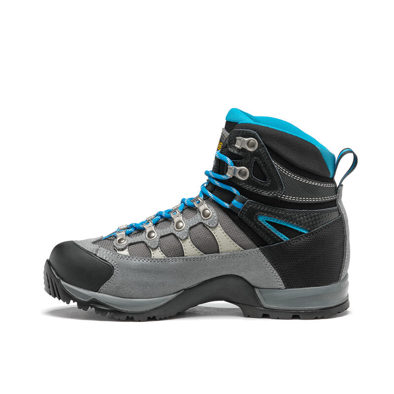 Chaussures de randonnée montagne femme STYNGER Gore-Tex gris bleu