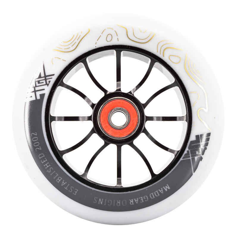 Stunt Scooter Ersatz Rolle 1x Wheel 110 mm MGP Madd Gear hellgrau