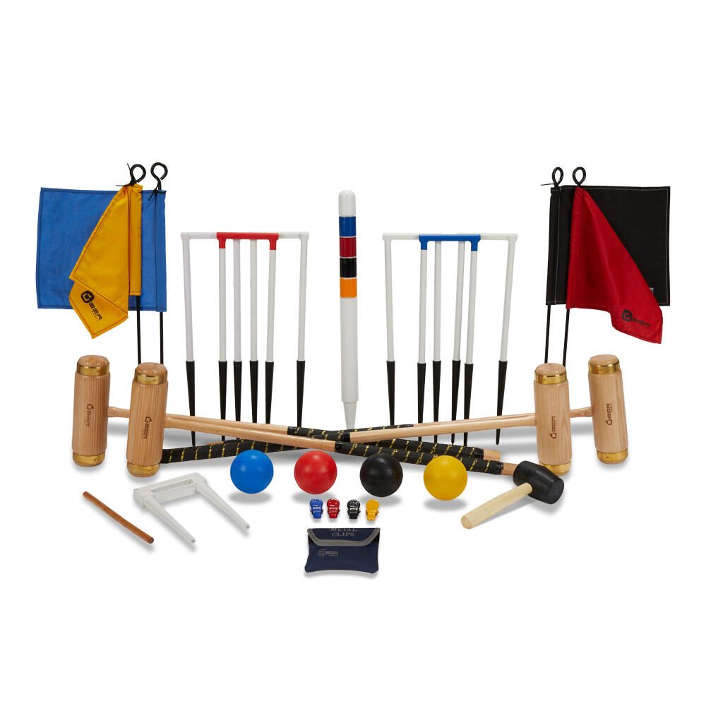 Executive Croquet Set 4 Player, with Nylon Bag 2/5