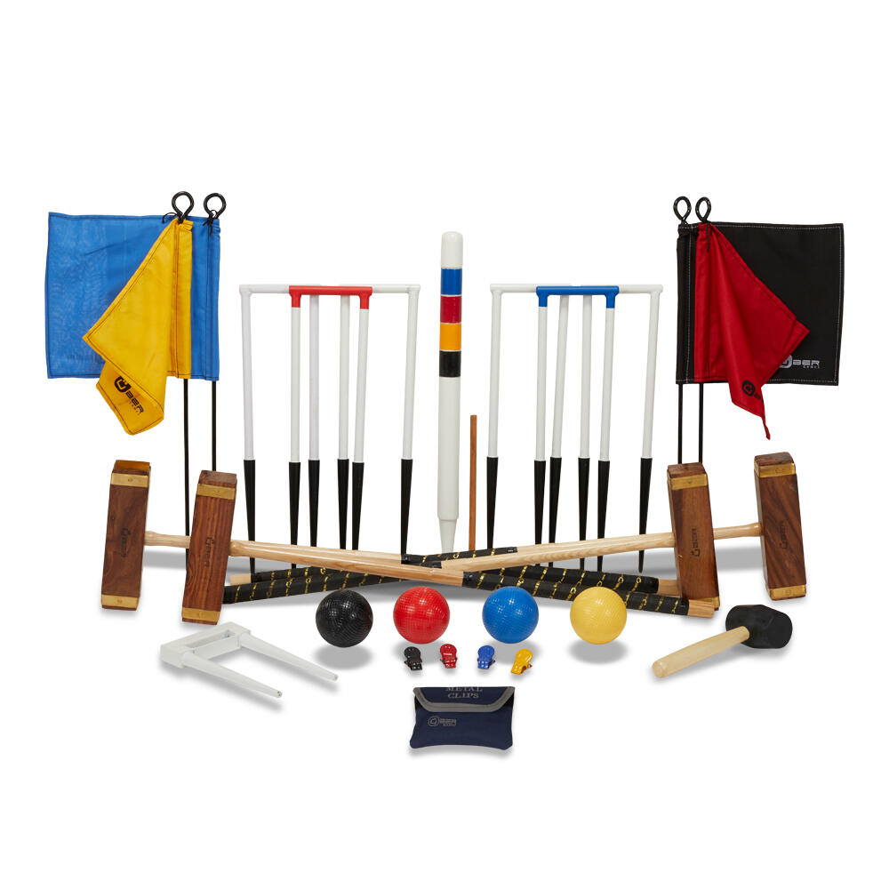Championship Croquet Set 4 Player, with Tool Kit Bag 2/5