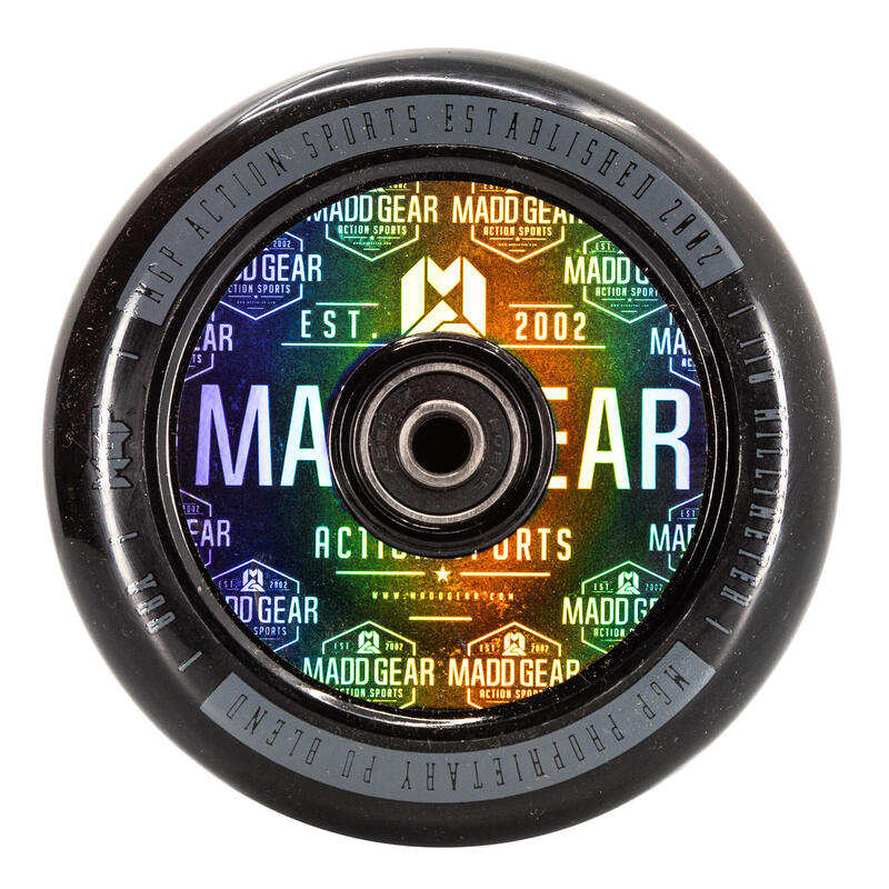 MGP Madd Gear 1x Repuesto de Rueda de patineta Acrobático Hollográfico negro
