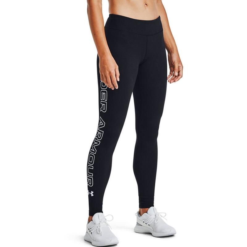 Colanti femei Under Armour Favourite Wordmark Leggings, Negru