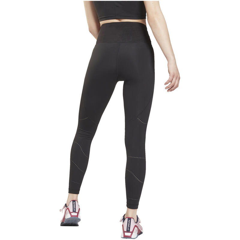 Polainas Reebok Lux Perform High Rise, Negro, Mujer