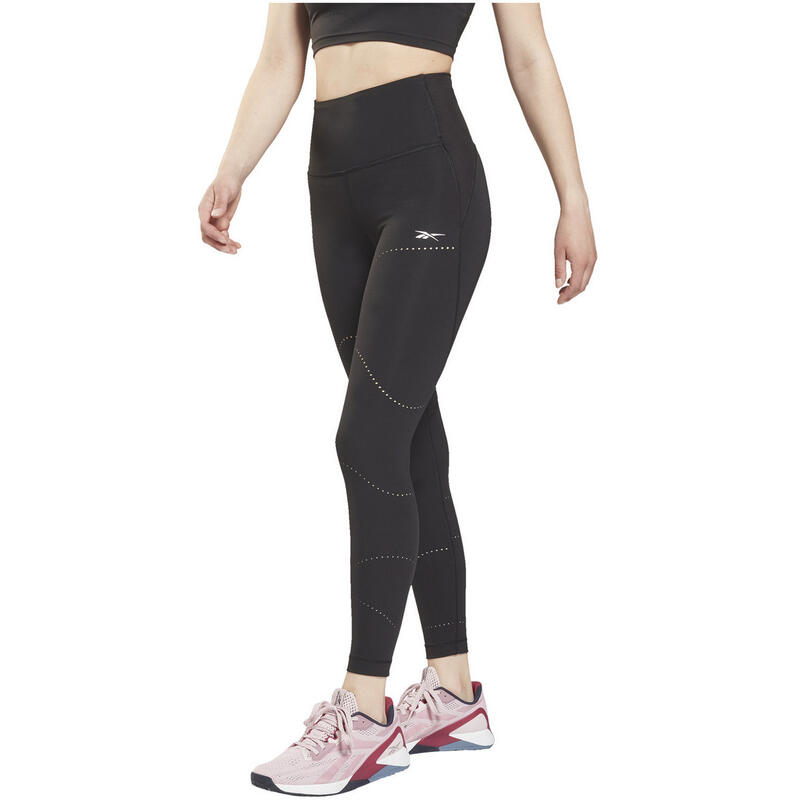 Polainas Reebok Lux Perform High Rise, Negro, Mujer