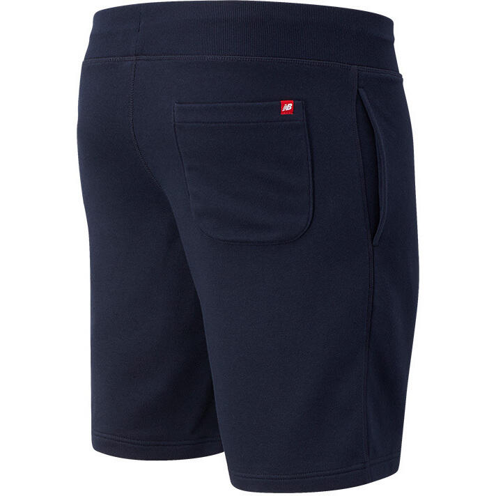 Shorts New Balance Essentials Stacked Logo, Bleu, Hommes