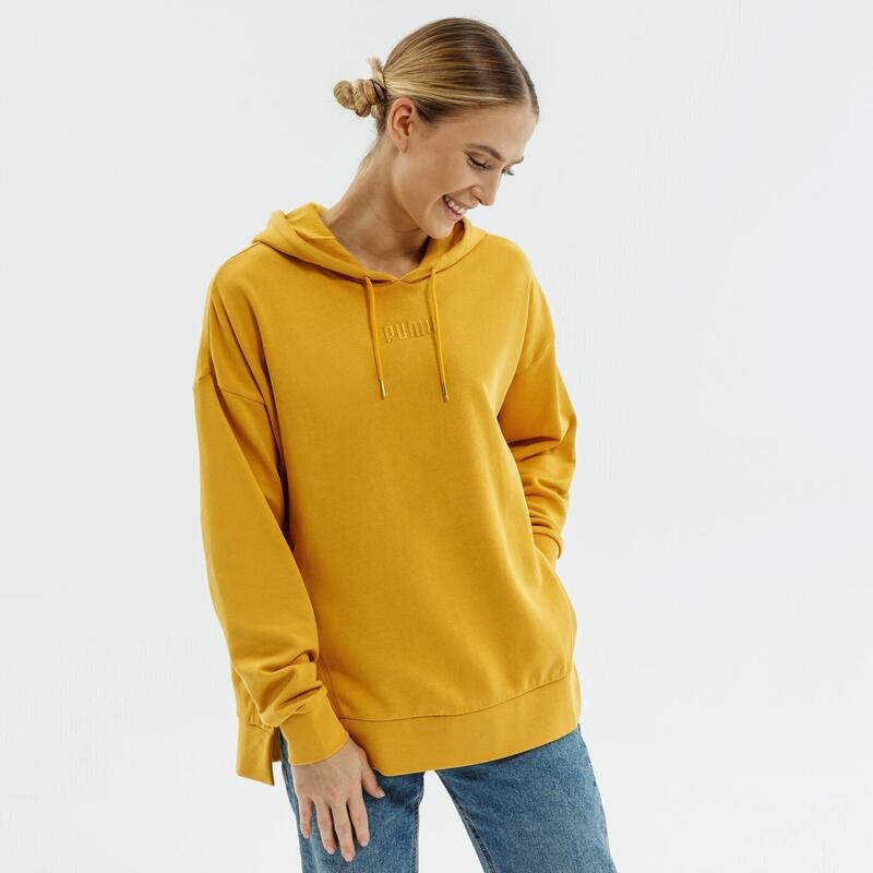 Bluza damska Puma HER Hoodie TR żółta