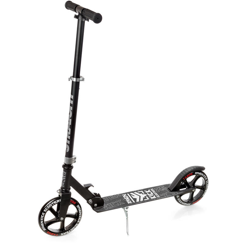 Scooter plegable Straight 200mm Negro