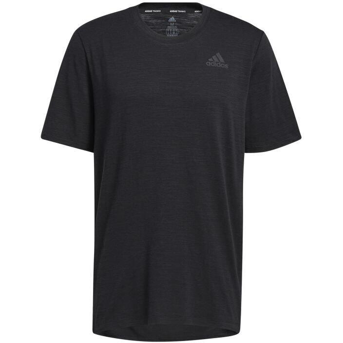 Camiseta de manga corta adidas City Elevated, Negro, Hombres