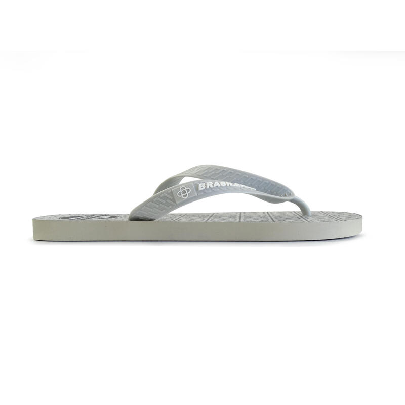 Chanclas Playa Hombre Brasileras Dedo Gris suela goma Antideslizante