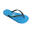 BRASILERAS Damen Flip-Flops für den Strand in Hellblau und Schwarz mit