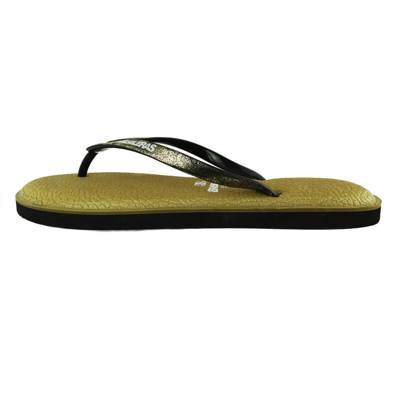 Chanclas Playa Mujer Brasileras Dedo Marron suela goma Antideslizante