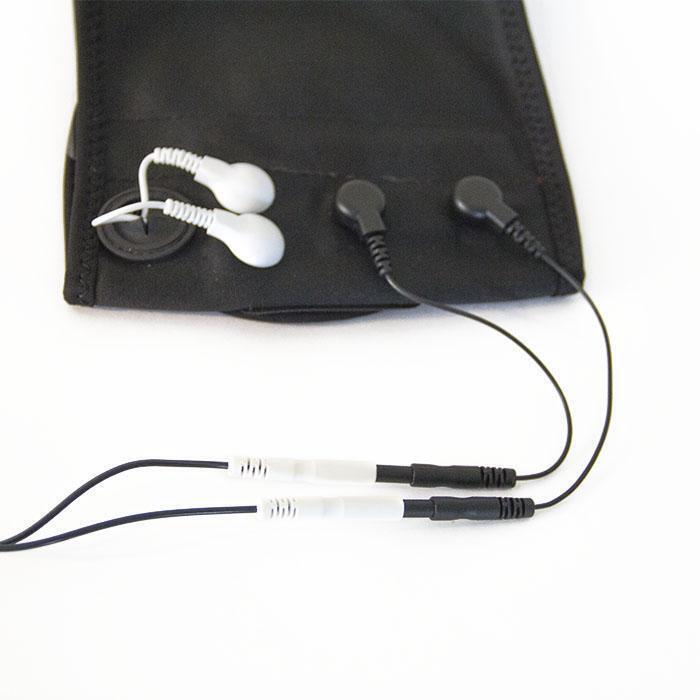 Sport-Elec 8 Snap/2mm cabos de encaixe Vestuário de electroestimulação muscular