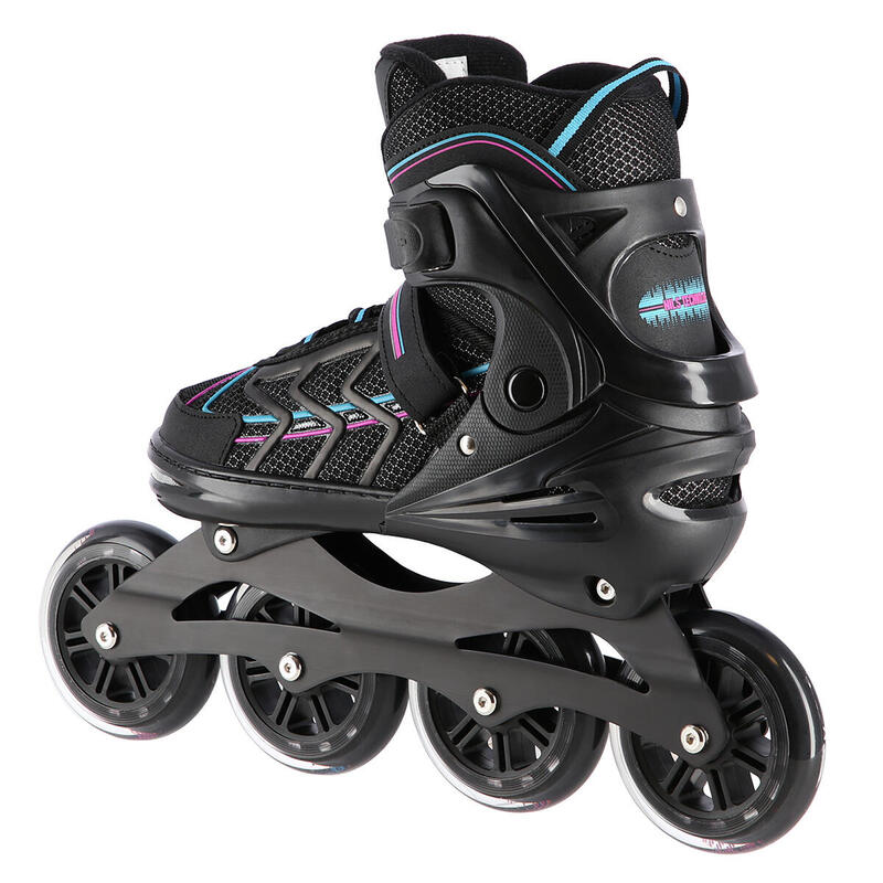 Roller patinaje en línea mujer Patines Nils Extreme Na1128, negro