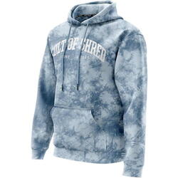 Sudadera polar con capucha - Tie-dye Azul