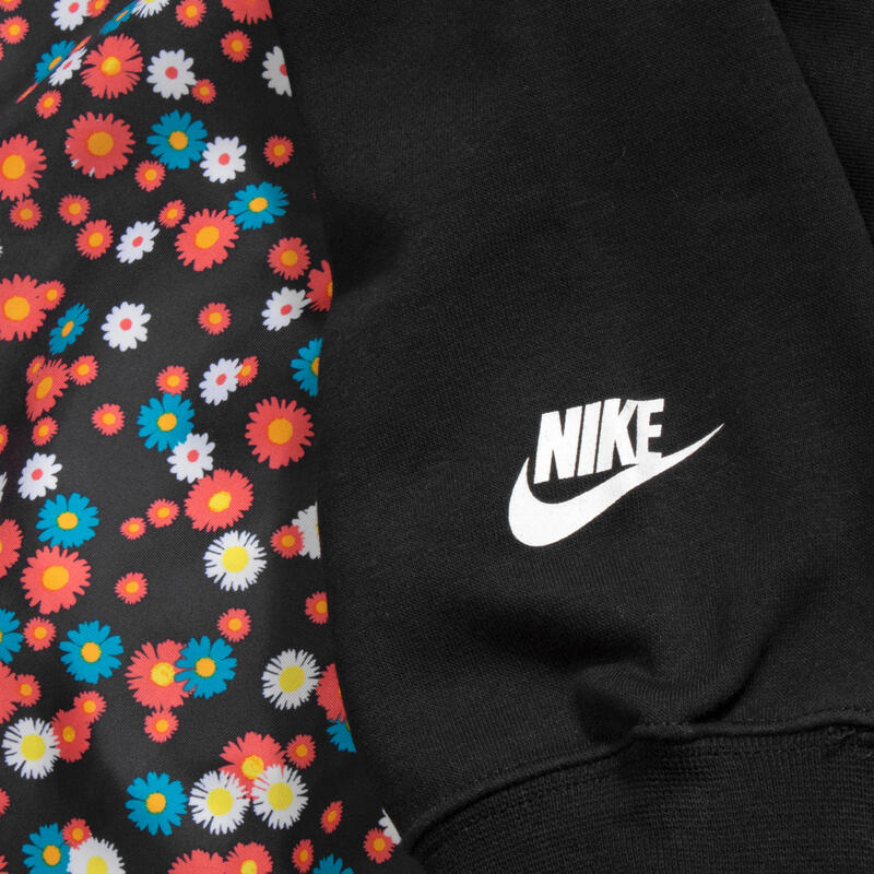Blusa Nike Nsw Heritage Cropped, Negro, Mujer