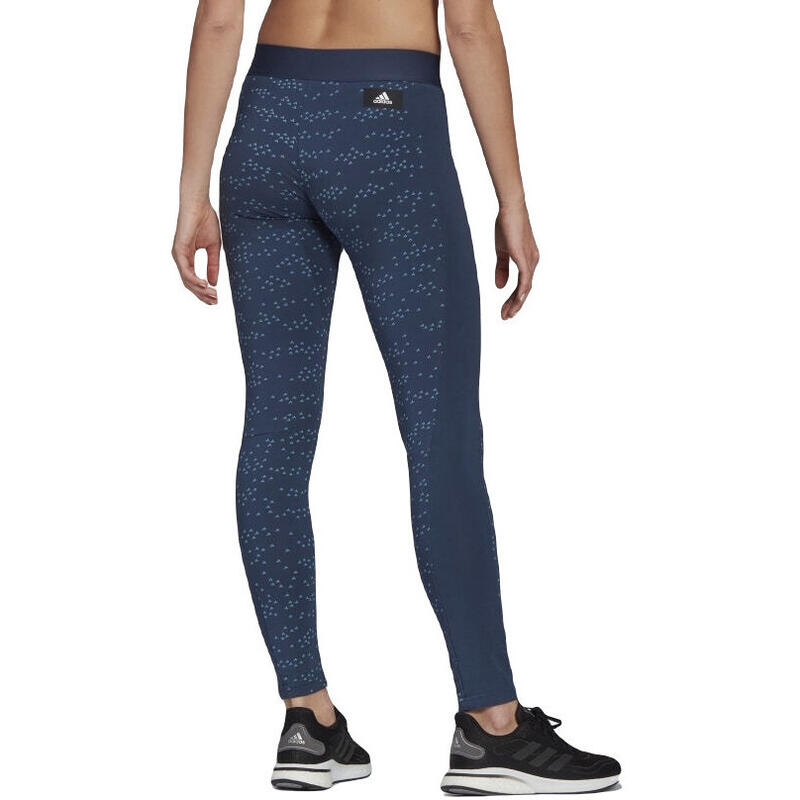 Mallas leggings adidas Sportswear Allover Print, Azul, Mujer