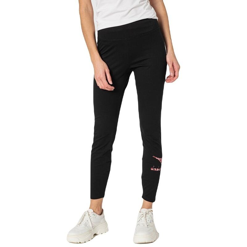 Polainas Diadora Leggings Lush, Negro, Mujer