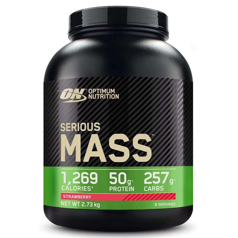 Serious Mass - Weight Gainer - Fraise - 8 Portions (2.73 kg)