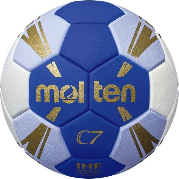 Minge handbal Molten H1C3500 incepatori, super grip, marime 1, alb cu albastru