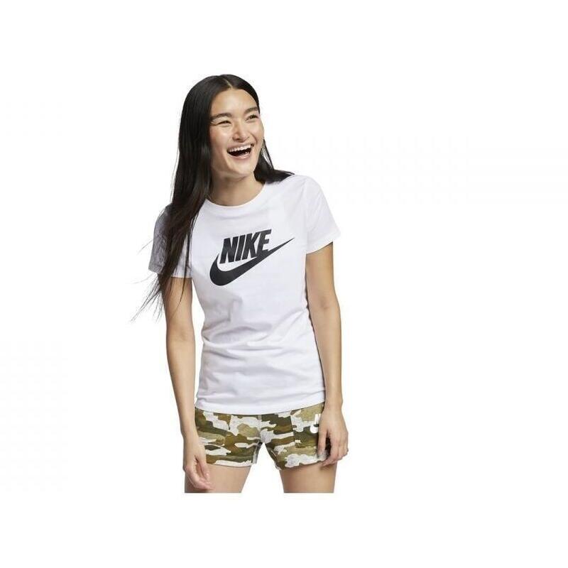 Camiseta de manga corta Nike Sportswear Essential, Blanco, Mujer