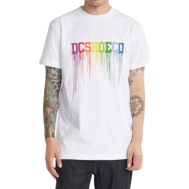 T-shirt DC Shoes Dc Drip, Wit, Mannen