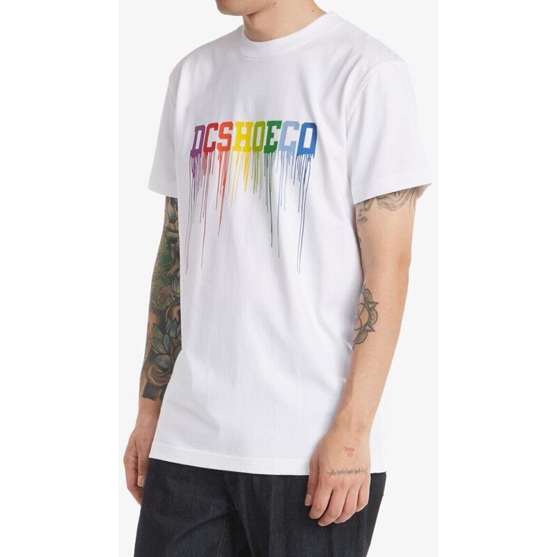 T-shirt DC Shoes Dc Drip, Wit, Mannen