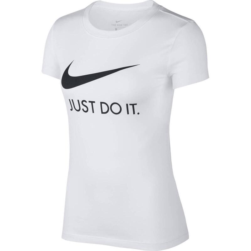 Camiseta de manga corta Nike Sportswear Just Do It, Blanco, Mujer