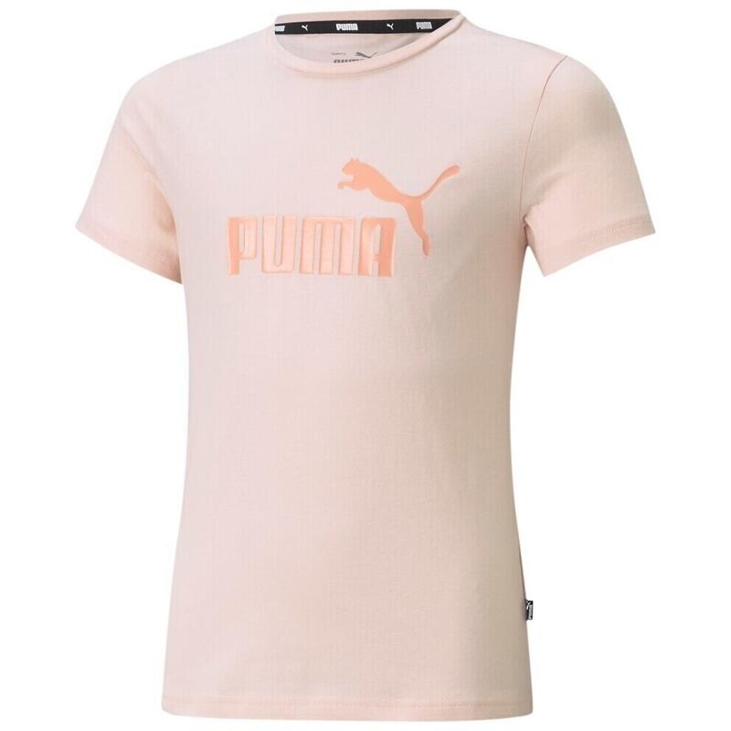 Tricou copii Puma Essential Logo, Roz