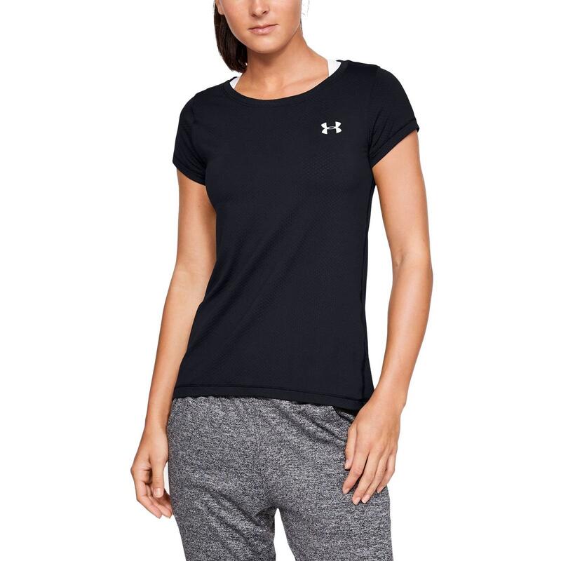 Camiseta Under Armour Heat Gear Negro Adulto