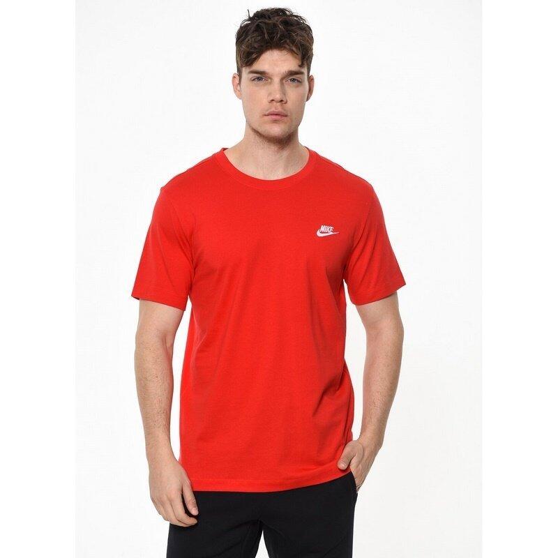 T-shirt Nike Sportswear Club, Rood, Mannen