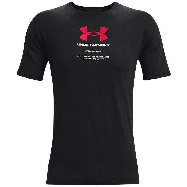 Camiseta de manga corta Under Armour Fall Engineered Symbol, Negro, Hombres