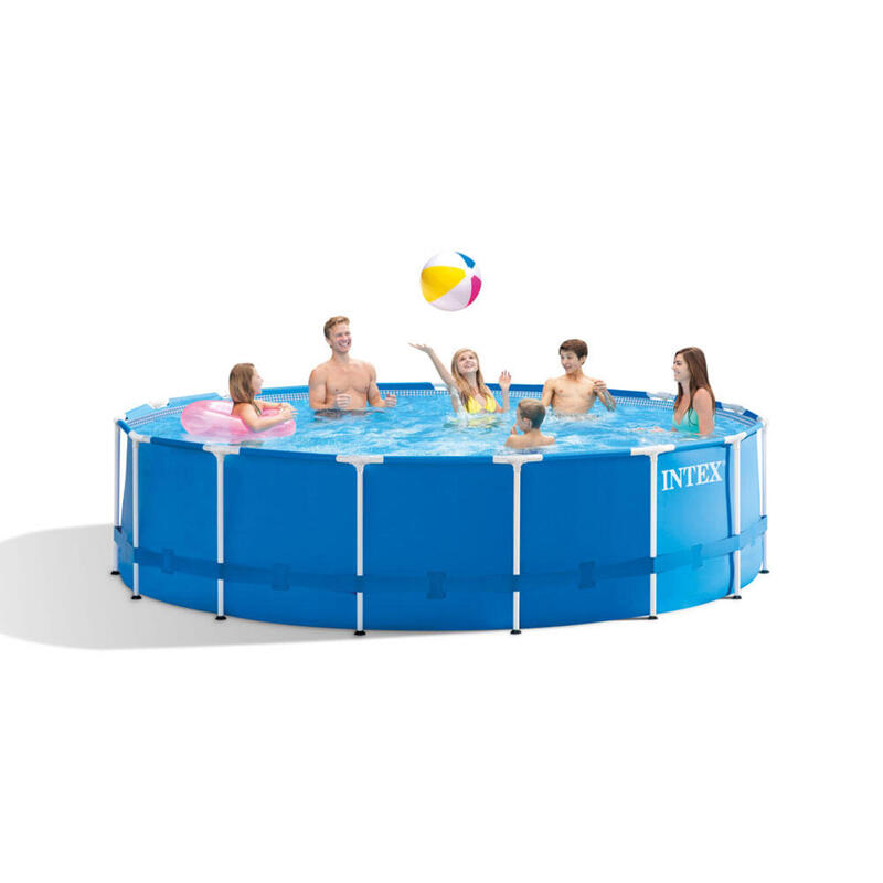 Intex Pool Metal Frame - Schwimmbad-Paket - 457x122 cm