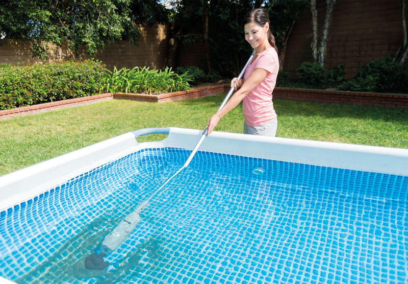 Schwimmbad inklusive Zubehör - Intex Prism Frame Rund 366x99 cm