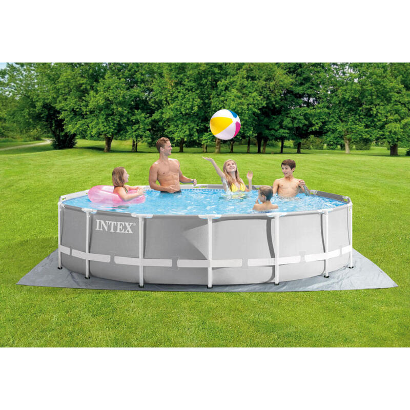 Intex - Prism Frame - Piscine - 427x107 cm - Ronde - Piscine intérieure