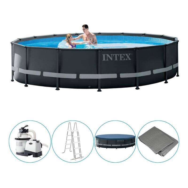 Intex - Ultra XTR Frame - Piscine avec accessoires - 488x122 cm