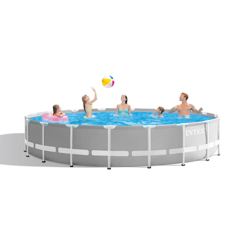 Intex - Prism Frame - Piscine avec accessoires - 549x122 cm