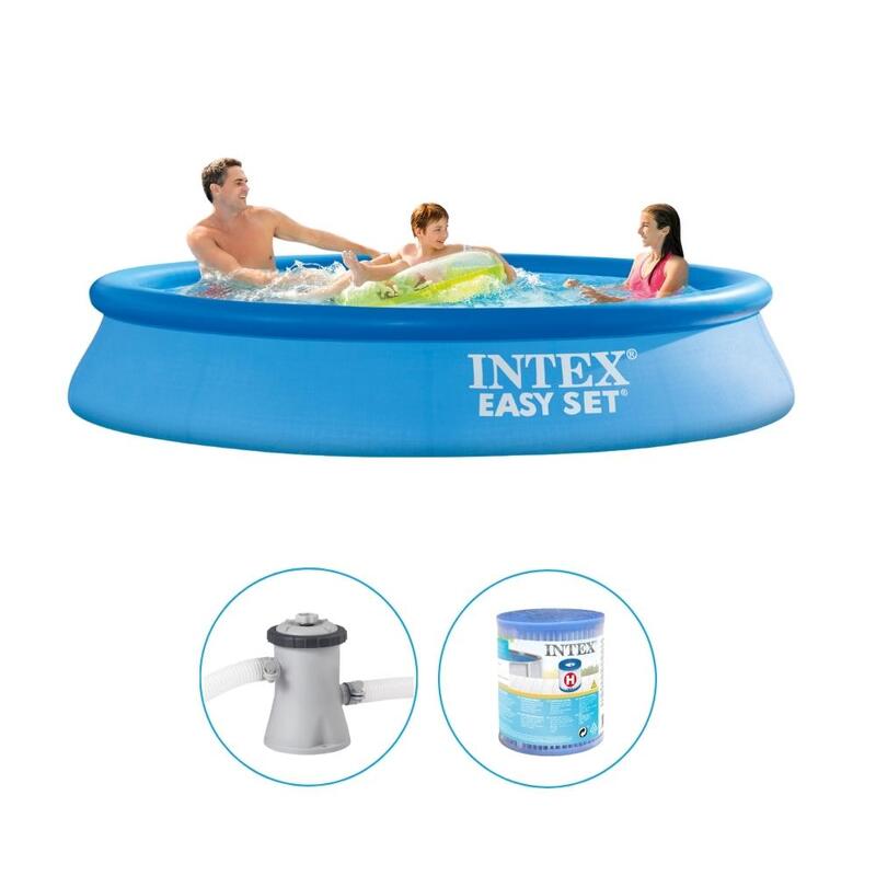 Intex - Easy Set - Piscine avec pompe de filtration - 305x61 cm