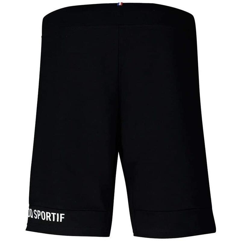 Pantalones cortos Le Coq Sportif Essentiels, Negro, Hombres