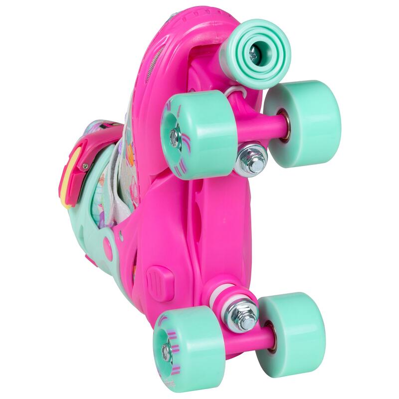 Playlife patins à roulettes Lollipop rose/turquoise filles