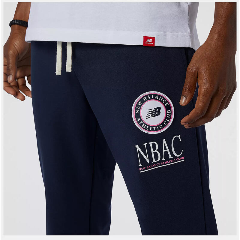 Pantalones New Balance Essentials Athletic Club, Azul, Hombre
